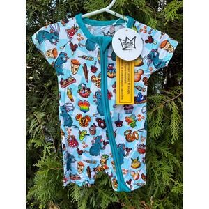 Serial Bamboo Chef's Snack Adventure Shortie 6/12M NWT